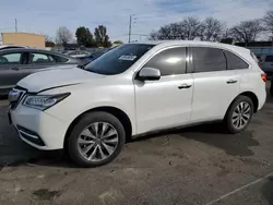 Salvage cars for sale at Moraine, OH auction: 2014 Acura MDX Technology