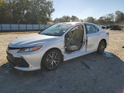 Salvage cars for sale at Ocala, FL auction: 2022 Toyota Camry XLE