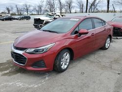 Salvage cars for sale at Bridgeton, MO auction: 2019 Chevrolet Cruze LT