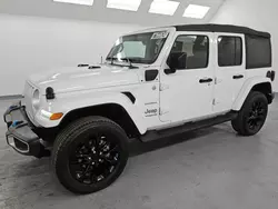 Jeep salvage cars for sale: 2022 Jeep Wrangler Unlimited Sahara 4XE