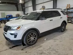 Ford salvage cars for sale: 2018 Ford Explorer Sport