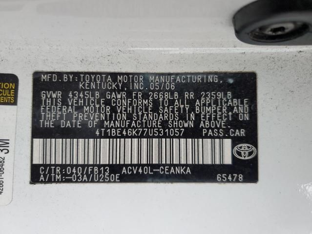 2007 Toyota Camry CE