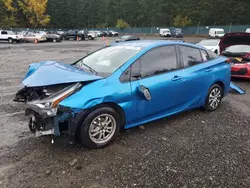 Salvage cars for sale at Graham, WA auction: 2019 Toyota Prius