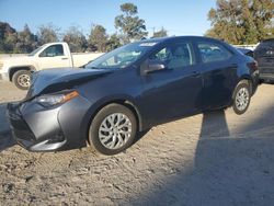 Salvage cars for sale at Hampton, VA auction: 2017 Toyota Corolla L