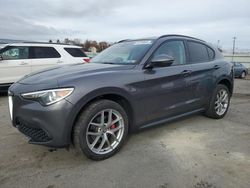 Carros salvage a la venta en subasta: 2018 Alfa Romeo Stelvio Sport