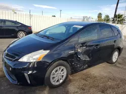 Salvage cars for sale at Van Nuys, CA auction: 2014 Toyota Prius V