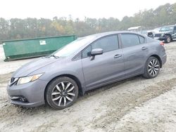 Salvage cars for sale at Ellenwood, GA auction: 2015 Honda Civic EXL