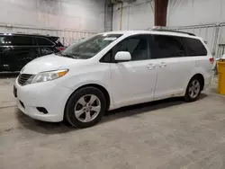 Toyota salvage cars for sale: 2012 Toyota Sienna LE