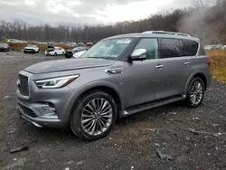 Salvage cars for sale at Baltimore, MD auction: 2019 Infiniti QX80 Luxe