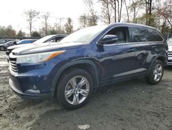 2014 Toyota Highlander Limited en venta en Waldorf, MD