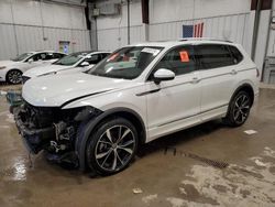 Salvage cars for sale at Franklin, WI auction: 2022 Volkswagen Tiguan SEL R-Line