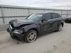 Salvage cars for sale at Kansas City, KS auction: 2016 Audi Q5 Premium Plus S-Line