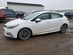 Chevrolet salvage cars for sale: 2017 Chevrolet Cruze LT