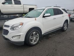 Salvage cars for sale at Portland, OR auction: 2016 Chevrolet Equinox LTZ