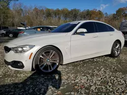 BMW 4 Series Vehiculos salvage en venta: 2017 BMW 430I Gran Coupe