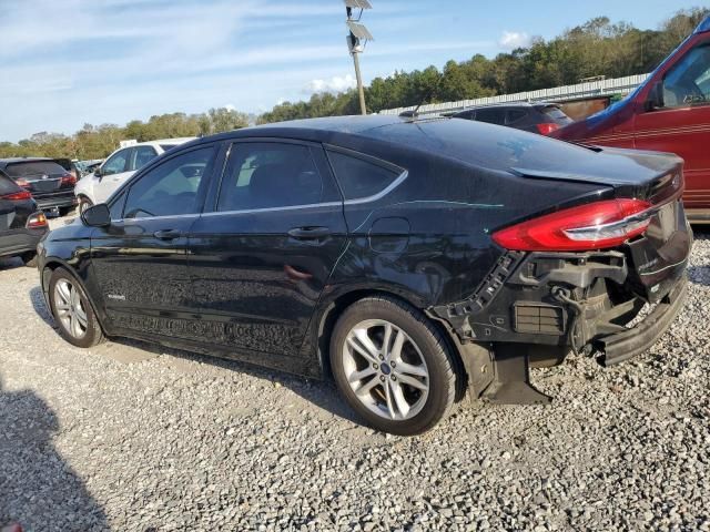 2018 Ford Fusion SE Hybrid