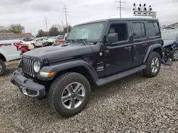 Jeep salvage cars for sale: 2020 Jeep Wrangler Unlimited Sahara