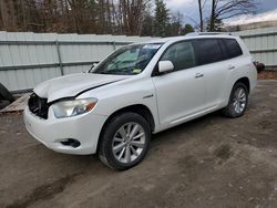 Salvage cars for sale at Center Rutland, VT auction: 2010 Toyota Highlander Hybrid