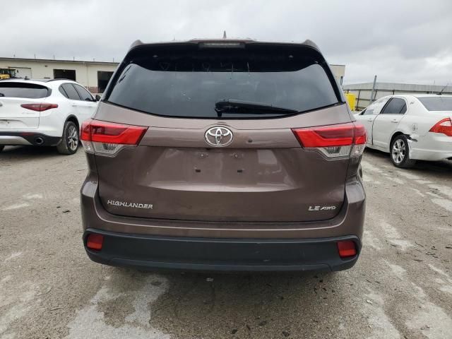 2018 Toyota Highlander LE