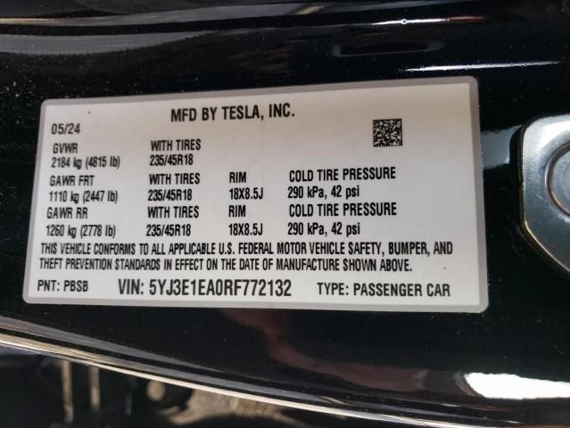 2024 Tesla Model 3