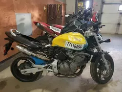 Salvage motorcycles for sale at Moncton, NB auction: 2004 Honda CB600 F