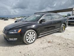 Salvage cars for sale from Copart West Palm Beach, FL: 2013 Volkswagen Passat SEL