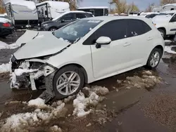 Toyota salvage cars for sale: 2019 Toyota Corolla SE