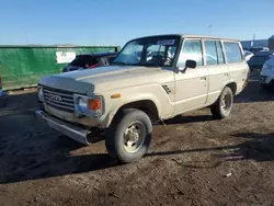 Salvage cars for sale at Brighton, CO auction: 1984 Toyota Land Cruiser FJ60