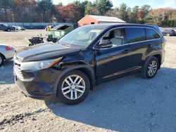 Toyota Vehiculos salvage en venta: 2015 Toyota Highlander LE