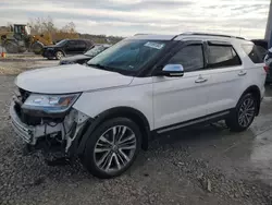 Salvage cars for sale at Cahokia Heights, IL auction: 2017 Ford Explorer Platinum