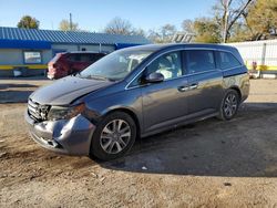 Salvage cars for sale from Copart Wichita, KS: 2014 Honda Odyssey Touring