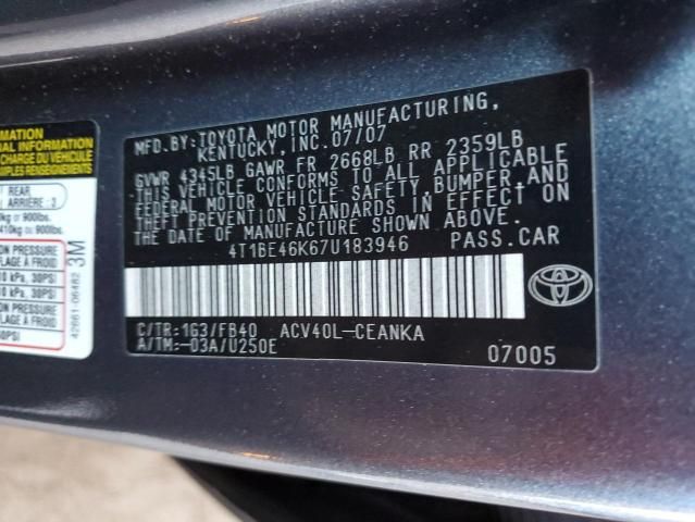 2007 Toyota Camry CE