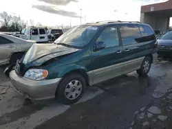 KIA salvage cars for sale: 2002 KIA Sedona EX