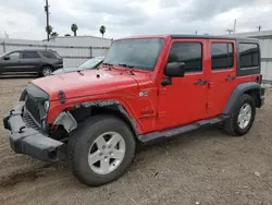 Salvage cars for sale at Mercedes, TX auction: 2017 Jeep Wrangler Unlimited Sport