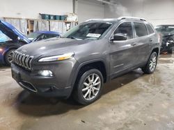 Salvage cars for sale at Elgin, IL auction: 2018 Jeep Cherokee Limited