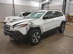 Salvage cars for sale at Casper, WY auction: 2015 Jeep Cherokee Trailhawk