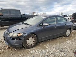 Honda salvage cars for sale: 2006 Honda Civic Hybrid