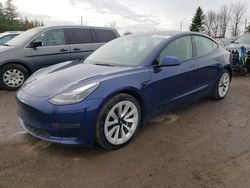 Salvage cars for sale at Bowmanville, ON auction: 2023 Tesla Model 3