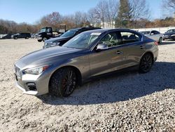 Salvage cars for sale at North Billerica, MA auction: 2017 Infiniti Q50 RED Sport 400