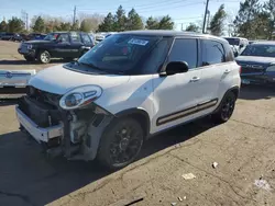 Fiat salvage cars for sale: 2017 Fiat 500L Trekking