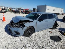 Salvage cars for sale at Taylor, TX auction: 2022 Honda Civic Sport