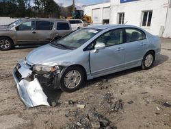 Honda salvage cars for sale: 2008 Honda Civic Hybrid