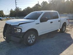 Salvage cars for sale at Savannah, GA auction: 2017 Ford F150 Supercrew