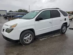 Salvage cars for sale at Orlando, FL auction: 2003 Pontiac Aztek