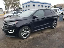 Salvage cars for sale at Anthony, TX auction: 2017 Ford Edge Sport