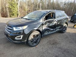 Salvage cars for sale at Cookstown, ON auction: 2018 Ford Edge SEL