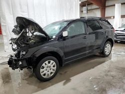 Salvage cars for sale at Leroy, NY auction: 2018 Dodge Journey SE