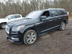 Salvage cars for sale at Cookstown, ON auction: 2018 Lincoln Navigator L Reserve