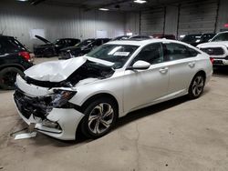 Salvage cars for sale at Franklin, WI auction: 2018 Honda Accord EX