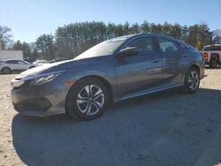 Salvage cars for sale at North Billerica, MA auction: 2016 Honda Civic LX